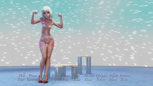 Zandeya, Being Patriotic with her Platinum Blonde Hair I #6