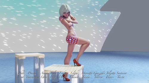Zandeya, Being Patriotic with her Platinum Blonde Hair II #4