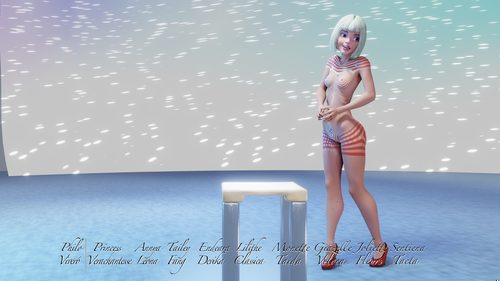 Zandeya, Being Patriotic with her Platinum Blonde Hair II #6