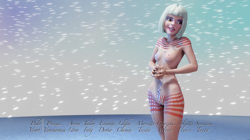 Zandeya, Being Patriotic with her Platinum Blonde Hair II #7