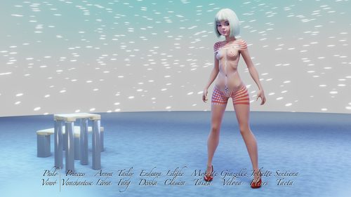 Zandeya, Being Patriotic with her Platinum Blonde Hair II #9