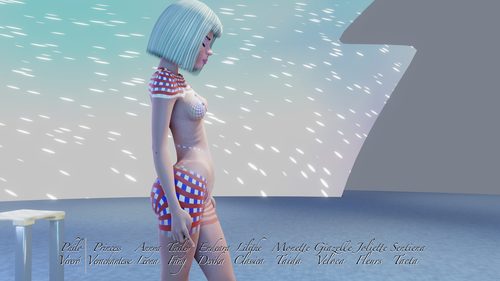 Zandeya, Being Patriotic with her Platinum Blonde Hair II #13