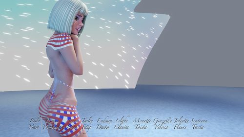 Zandeya, Being Patriotic with her Platinum Blonde Hair II #14