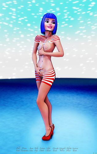 Zandeya, Being Patriotic, Drawn with Normals I #1