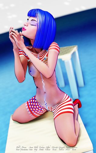 Zandeya, Being Patriotic, Drawn with Normals I #6