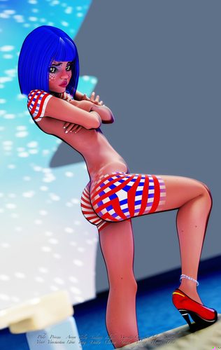 Zandeya, Being Patriotic, Drawn with Normals I #10