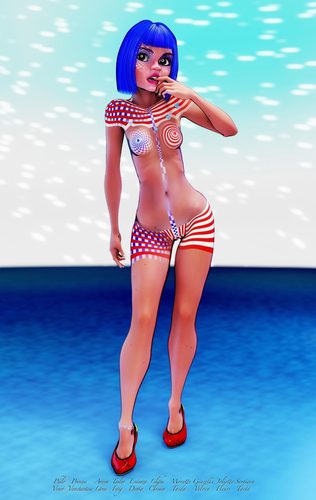 Zandeya, Being Patriotic, Drawn with Normals II #1