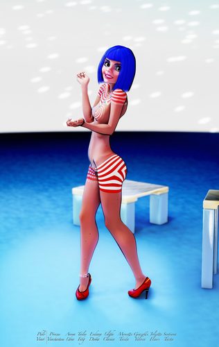 Zandeya, Being Patriotic, Drawn with Normals II #2