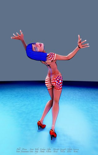 Zandeya, Being Patriotic, Drawn with Normals II #3