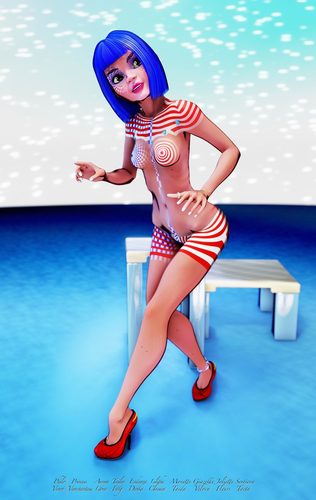 Zandeya, Being Patriotic, Drawn with Normals II #7