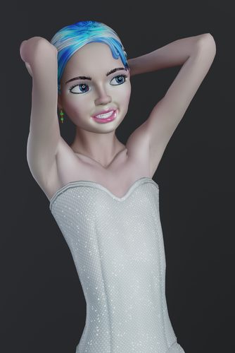 Joliette Fleurs, Early Wedding Gown Closeups I #3