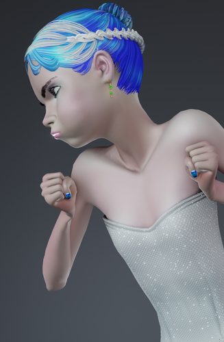 Joliette Fleurs, Early Wedding Gown Closeups II #1