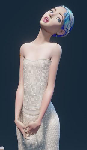 Joliette Fleurs, Early Wedding Gown Closeups II #2