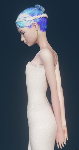 Joliette Fleurs, Early Wedding Gown Closeups II #3