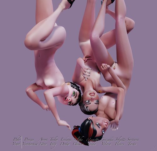 Joliette, Verachantesse, and Giazelle, All Three Together II #12