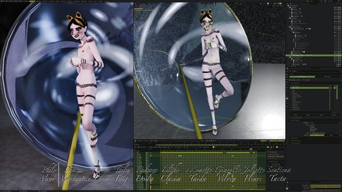 Giazelle Veloca Workspace with Control Rig Overlay I #1