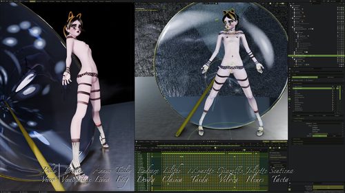 Giazelle Veloca Workspace with Control Rig Overlay I #3
