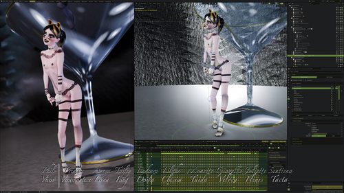 Giazelle Veloca Workspace with Control Rig Overlay II #2