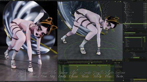 Giazelle Veloca Workspace with Control Rig Overlay II #4