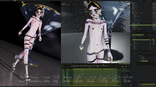 Giazelle Veloca Workspace with Control Rig Overlay II #7