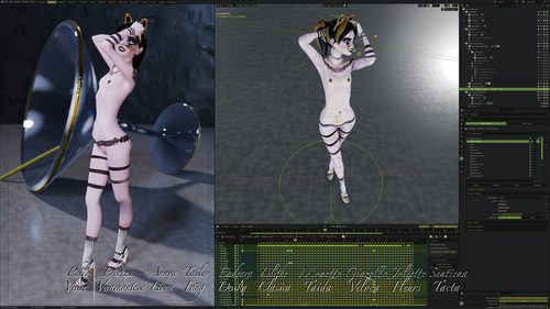 Giazelle Veloca Workspace with Control Rig Overlay III #1