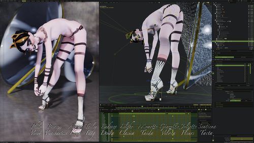 Giazelle Veloca Workspace with Control Rig Overlay III #2