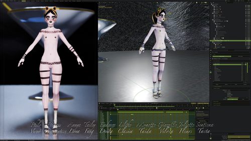 Giazelle Veloca Workspace with Control Rig Overlay III #8
