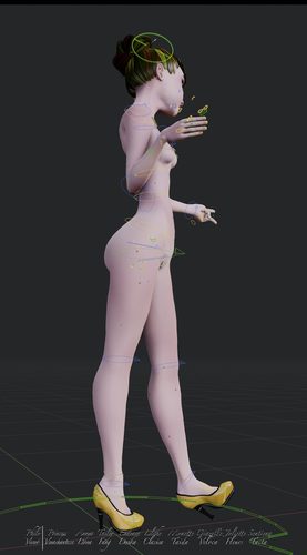 Verachantesse with Control Rig Overlaid I #6