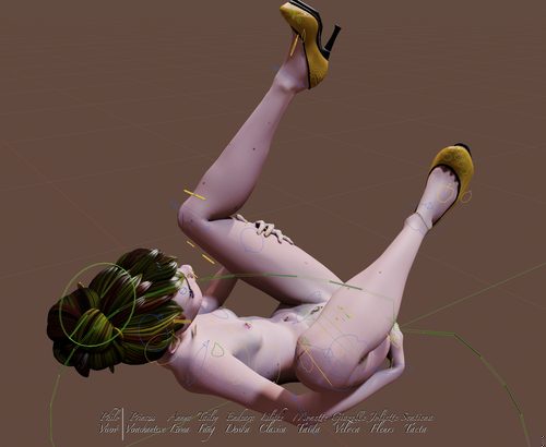 Verachantesse with Control Rig Overlaid III #1