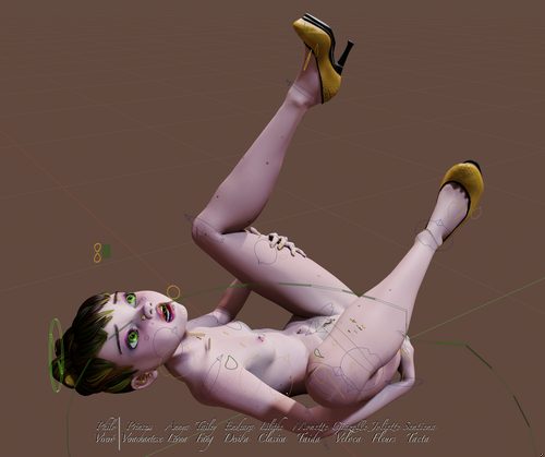 Verachantesse with Control Rig Overlaid III #2