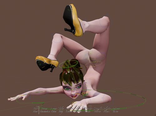 Verachantesse with Control Rig Overlaid III #4