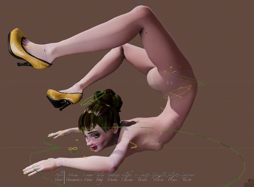 Verachantesse with Control Rig Overlaid III #5