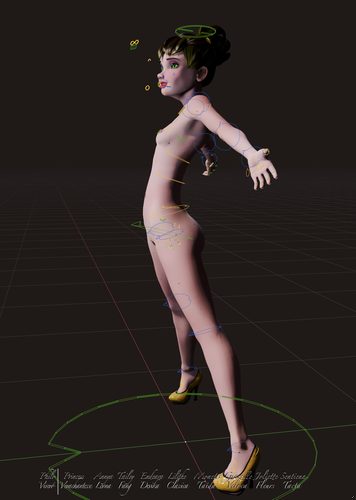 Verachantesse with Control Rig Overlaid III #8