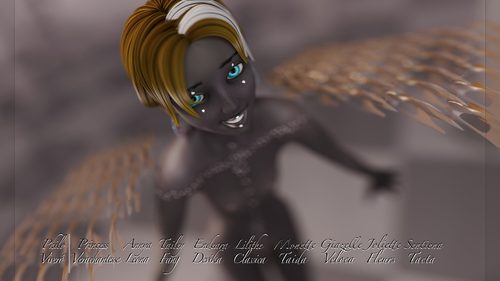 Light Black and Gold Angel, Played by Sentiena I #4