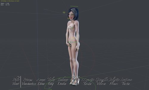 Annya-Leona Control Rig Overlays I #1
