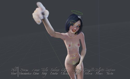 Annya-Leona Control Rig Overlays I #7