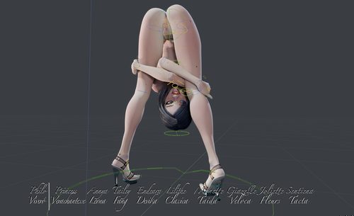 Annya-Leona Control Rig Overlays I #10