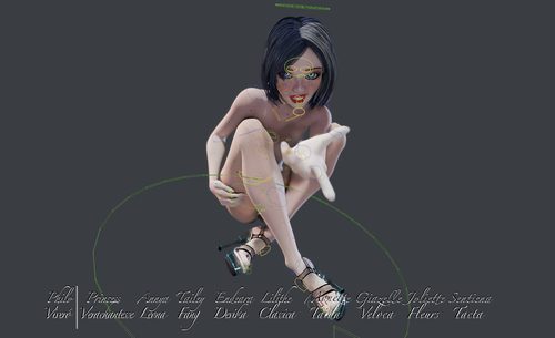 Annya-Leona Control Rig Overlays II #1