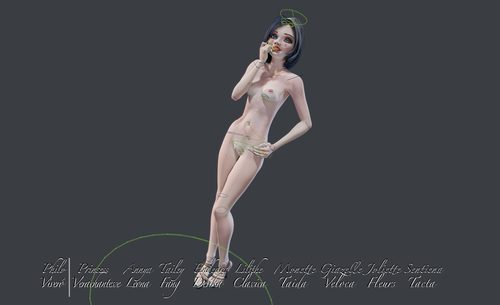 Annya-Leona Control Rig Overlays II #9
