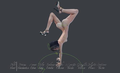 Annya-Leona Control Rig Overlays III #1
