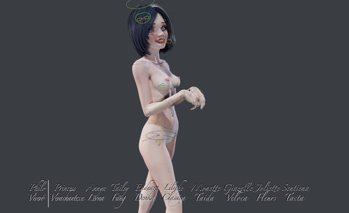 Annya-Leona Control Rig Overlays III #4