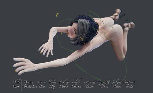 Annya-Leona Control Rig Overlays III #6
