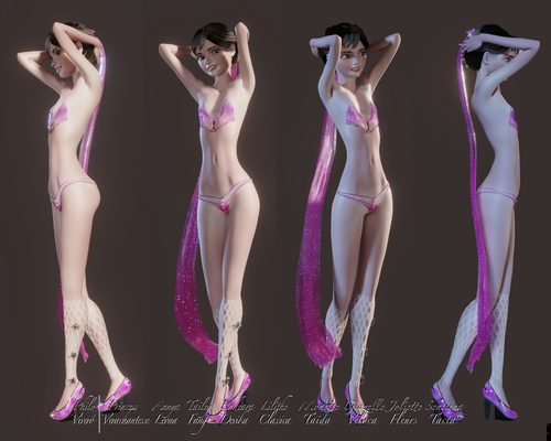 Joliette Fleurs, Early Short-Hair Model I #1
