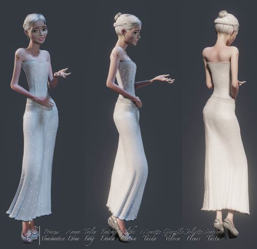 Joliette Fleurs, Early Wedding Gown I #2