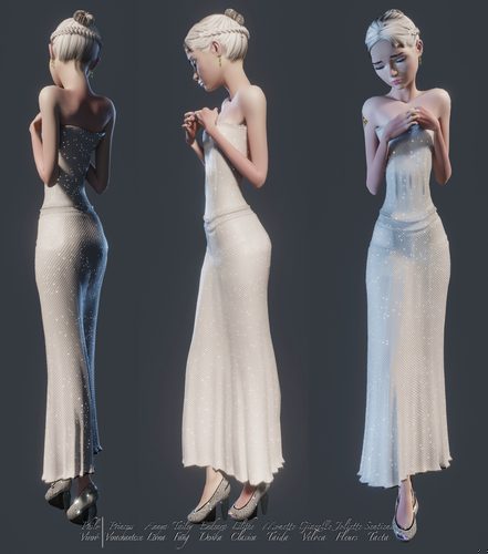 Joliette Fleurs, Early Wedding Gown I #4
