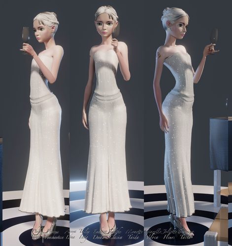 Joliette Fleurs, Early Wedding Gown I #5