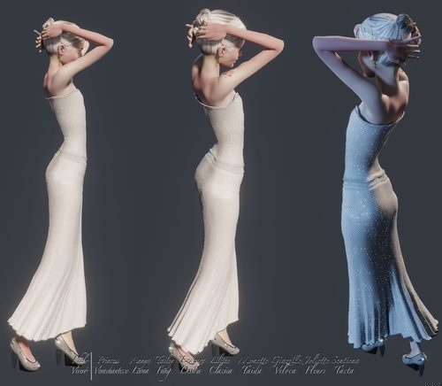 Joliette Fleurs, Early Wedding Gown II #2