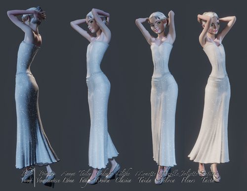 Joliette Fleurs, Early Wedding Gown II #3