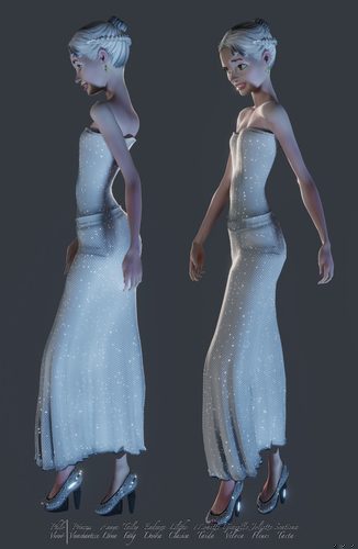 Joliette Fleurs, Early Wedding Gown II #4