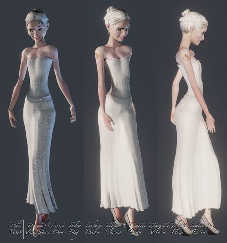 Joliette Fleurs, Early Wedding Gown II #5
